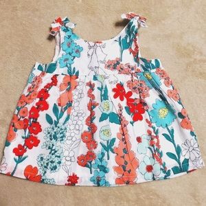 Gymboree Lakeside Stroll floral tank
